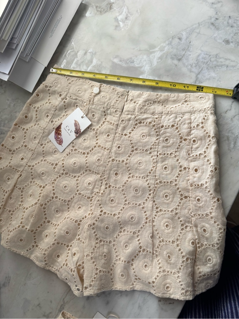 2 piece crochet lace shorts & top set juniors - Picture 5 of 11